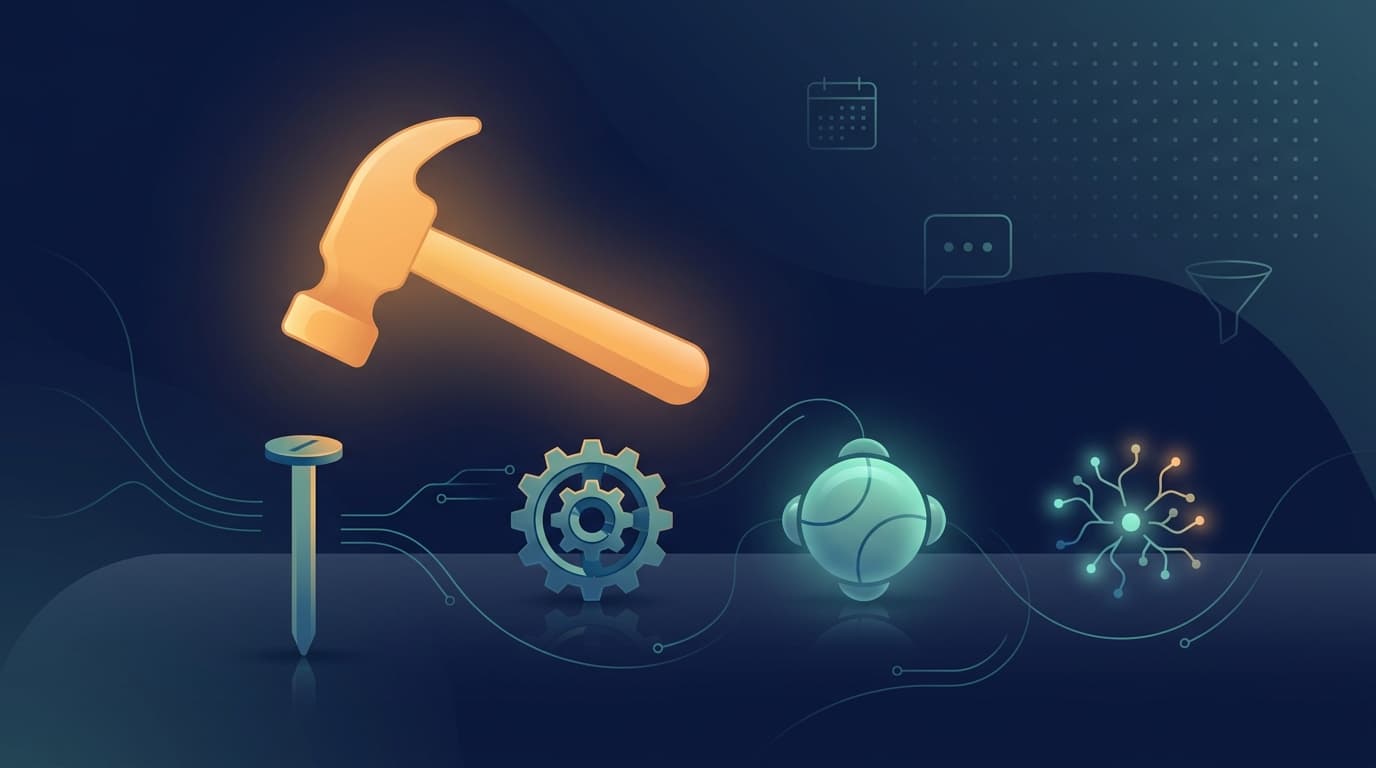 Featured image for When Every Problem Looks Like a Nail: Choosing the Right Automation Tool